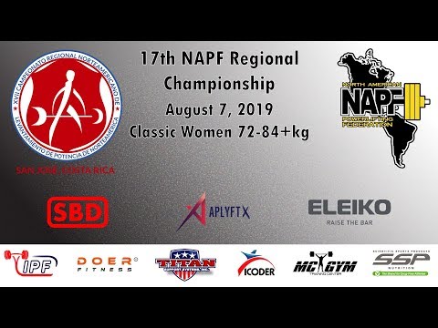 Classic Women 72-84+kg - NAPF Regional Championship -2019