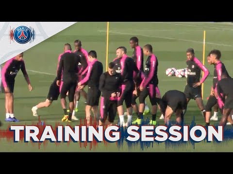 Paris Saint-Germain - SC Amiens : 15 premières minutes d'entraînement