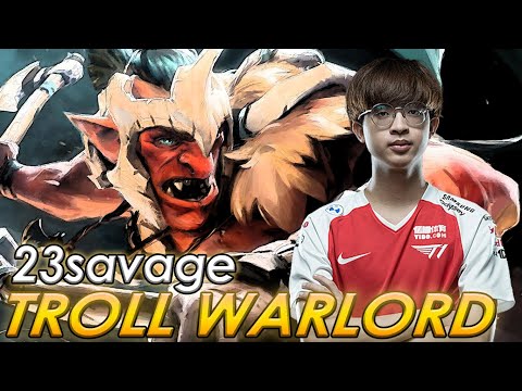 HES BACK AT RANK 1 IN SEA! 23SAVAGE TROLL WARLORD FULL GAMEPLAY DOTA 2 PRO HIGHLIGHTS