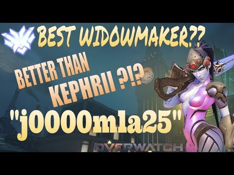 "J0000MLA25" BETTER THAN "KEPHRII"?!? INSANE AIM - Overwatch TOP 500 SEASON 5