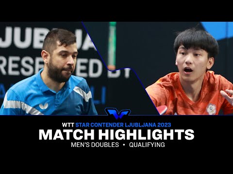 Huang/Li vs Stoyanov/Piccolin | XD Qual | WTT Star Contender Ljubljana 2023