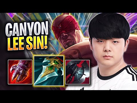 CANYON IS SO GOOD WITH LEE SIN! - DK Canyon Plays Lee Sin JUNGLE vs Viego! | Season 2023