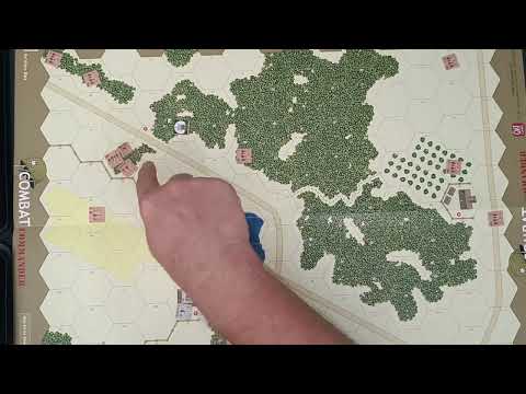 Combat commander board game. Game play in greek. Part 2.