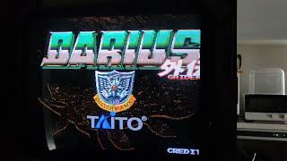 Taito F3 Darius Gaiden 1994 Arcade: Actual Hardware Gameplay