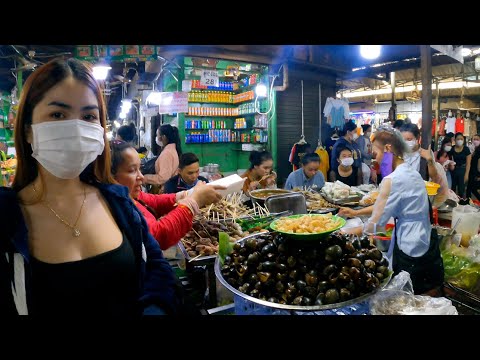 Chinese New Year 2022 Walking tour at Boeng Keng Kang Market In Phnom Penh | Cambodian food tour