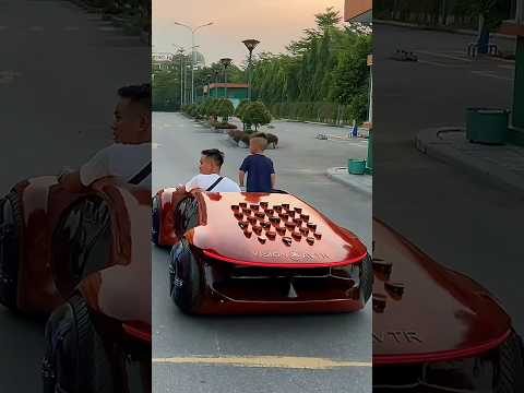 He Built a Futuristic Mercedes AVTR Entirely Out of Wood!