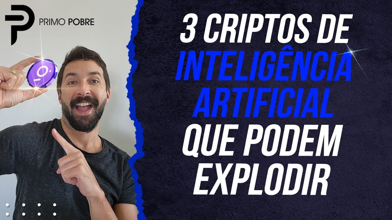 3 CRIPTOS de INTELIGÊNCIA ARTIFICIAL que PODEM EXPLODIR (Melhores Criptos 2023 IA)