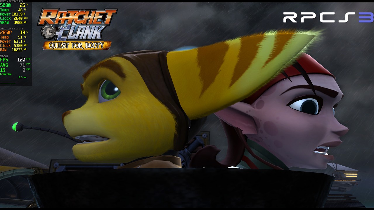 Ratchet & Clank Future: Quest for Booty 4K 120FPS Unlock Gameplay | RPCS3 0.0.40-19060 PS3 PC