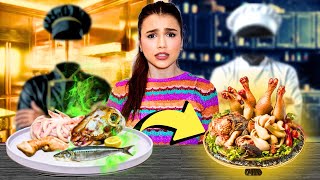 تحدي تحويل مكونات مقرفة لأطباق لذيذة بين أغلى وأرخص شيف ! ????‍????