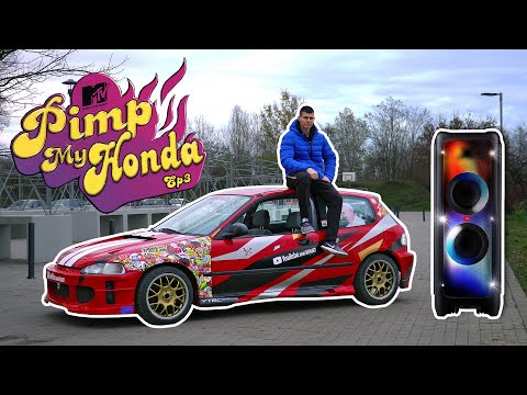 Pimp My Honda 🚘 Ep3 - Nagyzene és matricázás 🔊🔧⚙ #civicproject #pimpmyhonda