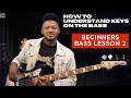 BL 2 HOW TO UNDERSTAND KEYS ON THE BASS GUITAR BEGINNERS BASS LESSON BASSMATICS