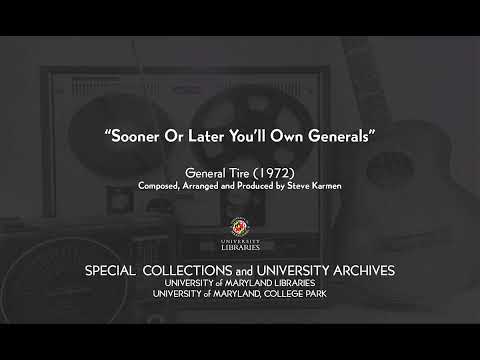 General Tire Jingle - Sooner or Later You'll Own Generals