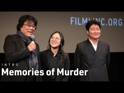 Thumbnail of the video: Bong Joon Ho & Song Kang Ho Introduce Memories of Murder