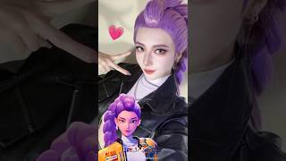 K-pop demon hunters singing &quot;GOLDEN&quot;||#kpopdemonhunters #sajaboys #huntrix #rumi #jinu K-POP COSPLAY