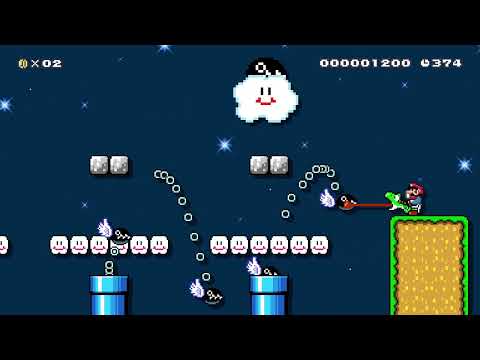 ◇★Chain Chomp Contraptions!★◇ by ◇Angela◇ 🍄 Super Mario Maker 2 ✹Switch✹ #bgj