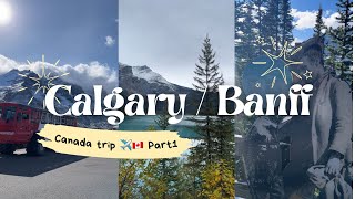 カナダ旅行Vlog part1🐿️ カルガリー/ バンフ/ 戦争博物館/ 国立公園