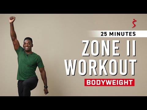 25 Min BEGINNER ZONE II Bodyweight Workout