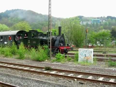 Dampffahrt des Bergischen Löwe auf der Wiehltalbah
