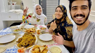 اول عزومه بعد الجواز || حماتي انبهرت بيا????♥️