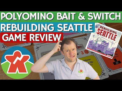 Rebuilding Seattle - Board Game Review - Polyomino Bait & Switch