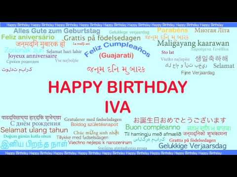 Iva   Languages Idiomas - Happy Birthday