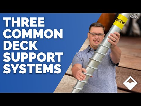 Deck Footings: 3 Common Support Systems