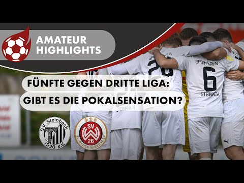 Highlights: Pokalsensation? Oberligist Steinbach bereitet Drittligist Wiesbaden Probleme #torgranate