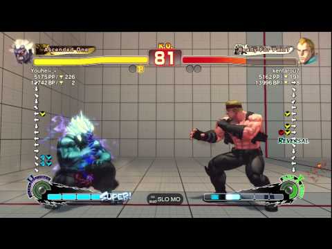 SSF4 AE Ver. 2012: Youhei-_- [Oni] vs. kentarou7 [Abel] - PSN Ranked Match