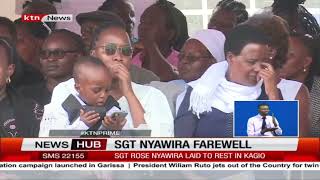 Sergeant Rose Nyawira laid to rest in Kagio