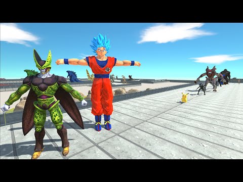 - NEW UNIT GOKU SSJ VS CELL PERFECT DEATH RUN  - Animal Revolt Battle Simulator
