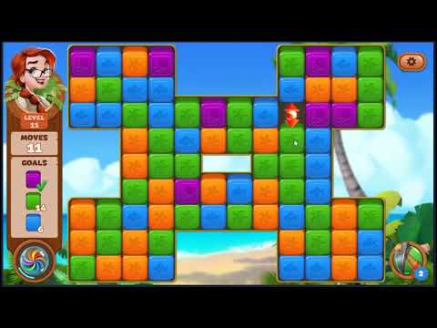 Lost Island Blast Adventure Level 11 - NO BOOSTERS 🏝️ | SKILLGAMING ✔️