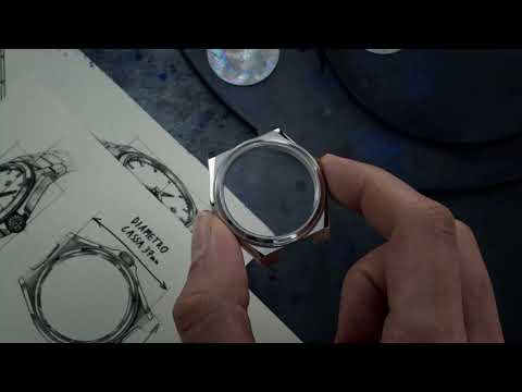 Hodinky Venezianico Arsenale 37 se zelenou perletí