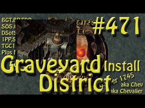 Let's Play Baldur's Gate Trilogy Mega Mod Part 471 Graveyard District