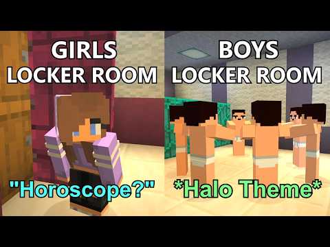Dayum - Boys VS Girls at School Portrayed by Minecraft