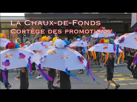 La Chaux-de-Fonds - Cortège des promotions 2025