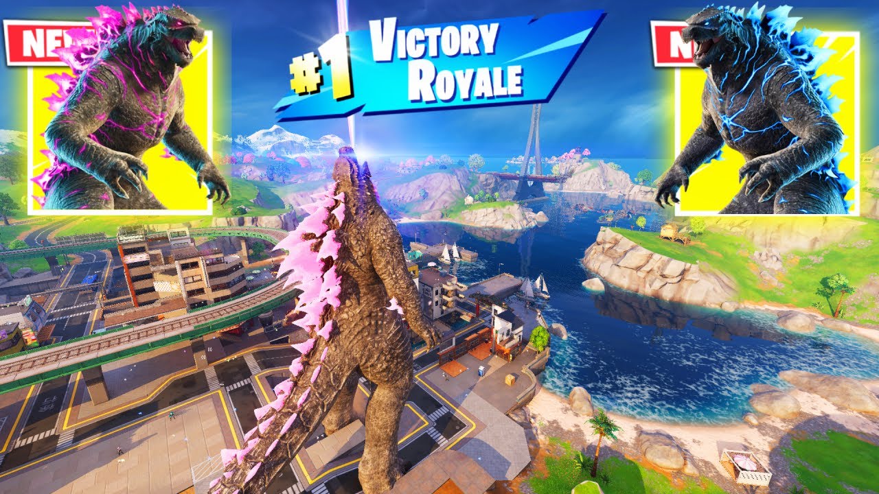 ENERGIZED GODZILLA vs "GODZILLA PORTAL" 3 NEW MEDALLIONS & MYTHIC’S CHALLENGE (Fortnite Chapter6)
