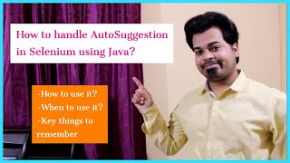 How to handle Auto Suggestion in Selenium | Using Xpath | FindElements | Automation Testing | Java