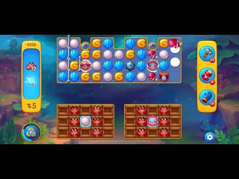 Fishdom level 9316 no boosters フィッシュダム