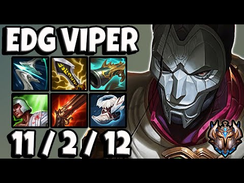 Jhin vs Miss Fortune ADC [ EDG Viper ] Ranked Challenger EUW Patch 11.20 ✅