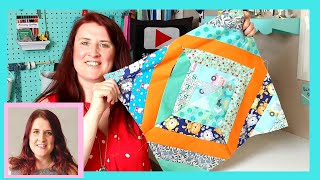 How do you make a String Quilt from scrap stash | Scrapbuster Quilting Tutorial
