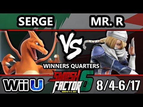 Smash Factor 6 Smash 4 - SF | Serge (Charizard, Lucario) Vs. BC | Mr.R (Sheik) Smash Wii U WQ