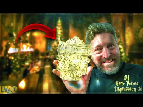 J'IMPRIME LE BLASON DE GRYFFONDOR EN 3D ! ( imprimante 3D/Harry Potter blason maison - Gryffondor )