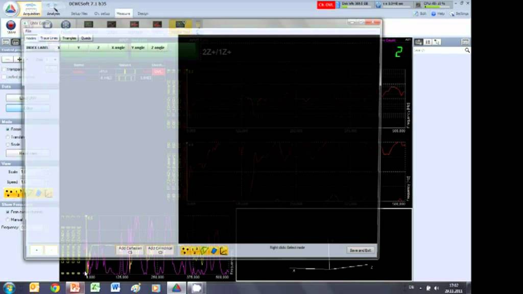 DEWESOFT SIRIUS FRF SETUP