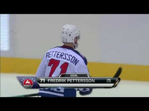 Fredrik Pettersson scores onetimer past Pogge