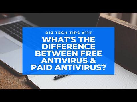 What's the difference between free antivirus and paid antivirus?