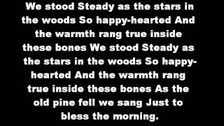 ben howard old pine lyrics on screen