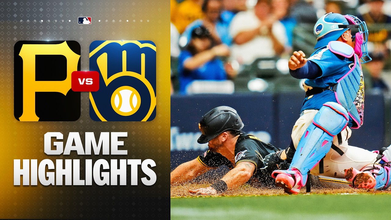 Pirates vs. Brewers Game Highlights (4/24/26) | MLB Highlights