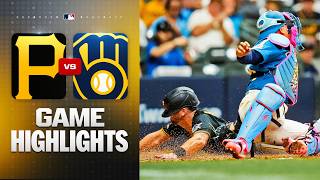 Pirates vs. Brewers Game Highlights (4/24/26) | MLB Highlights