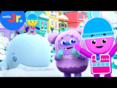 Build a Sleigh with Charlie! ❄️ Charlie's Colorforms City: Snowy Stories | Netflix Jr