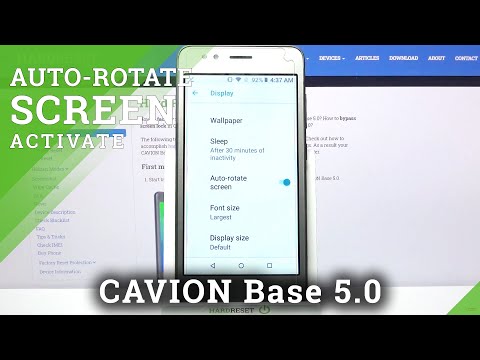 Disable Screen Rotation – CAVION Base 5.0 and Display Auto-Rotate Option